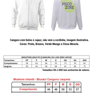 Moletom Capuz – Com zíper